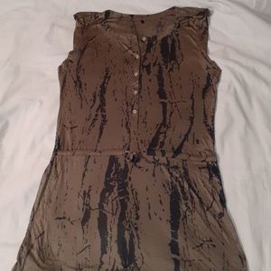 Calida Belted Tie Dye Camo-Look‎ Romper Dress XS
